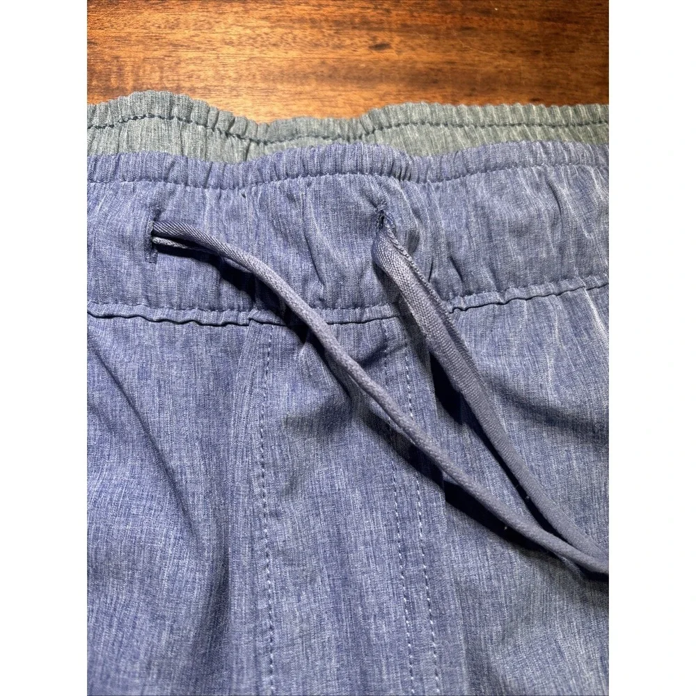 Lot Of Two Men's Sz XL Eddie Bauer Swim Shorts Unlined‎ Blue And Gray